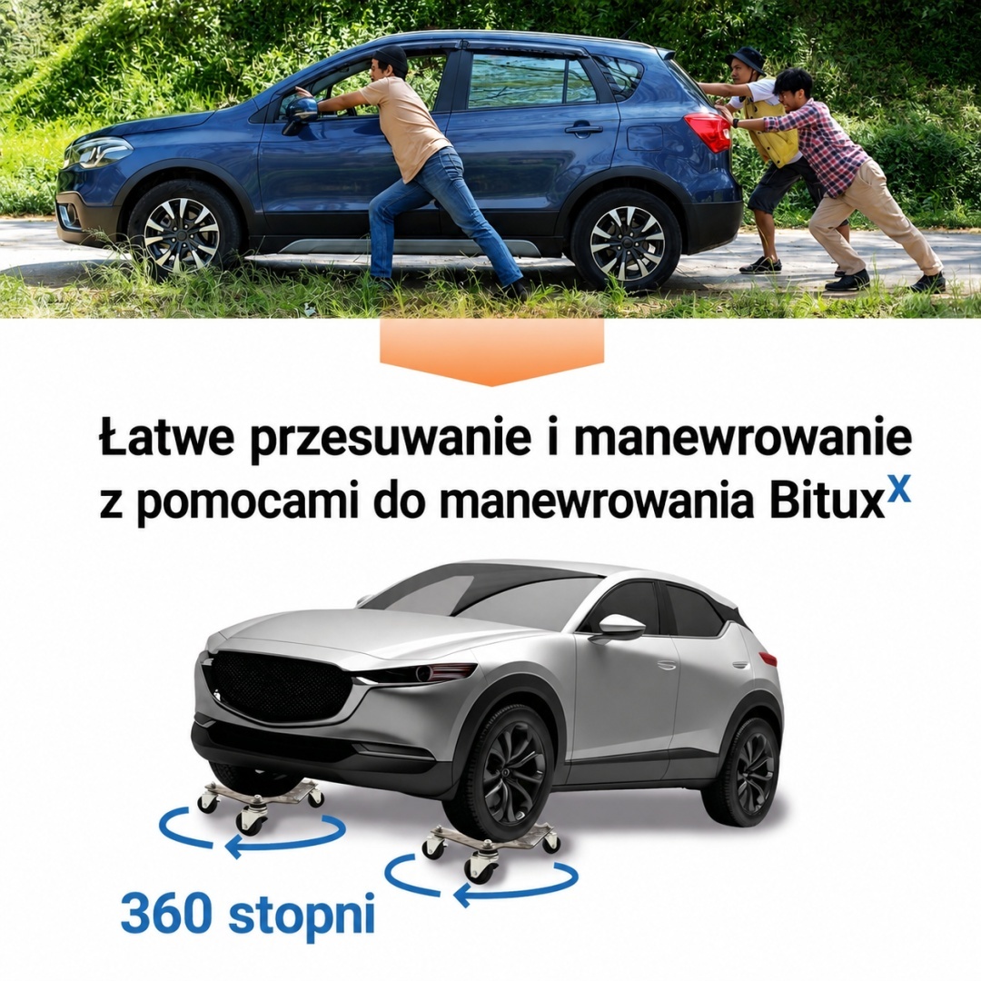 Profesionální manipulační vozíky pod auto 2x 680kg ocel MS19033